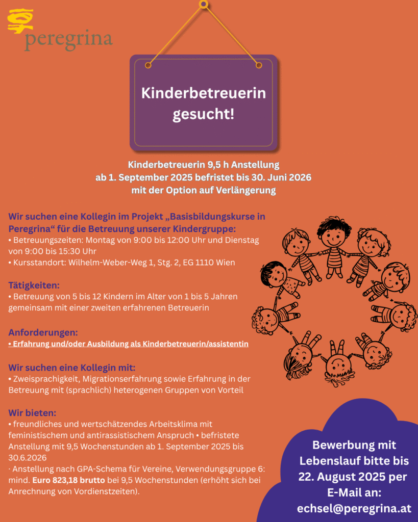 Ausschreibung_Kinderbetreuerin